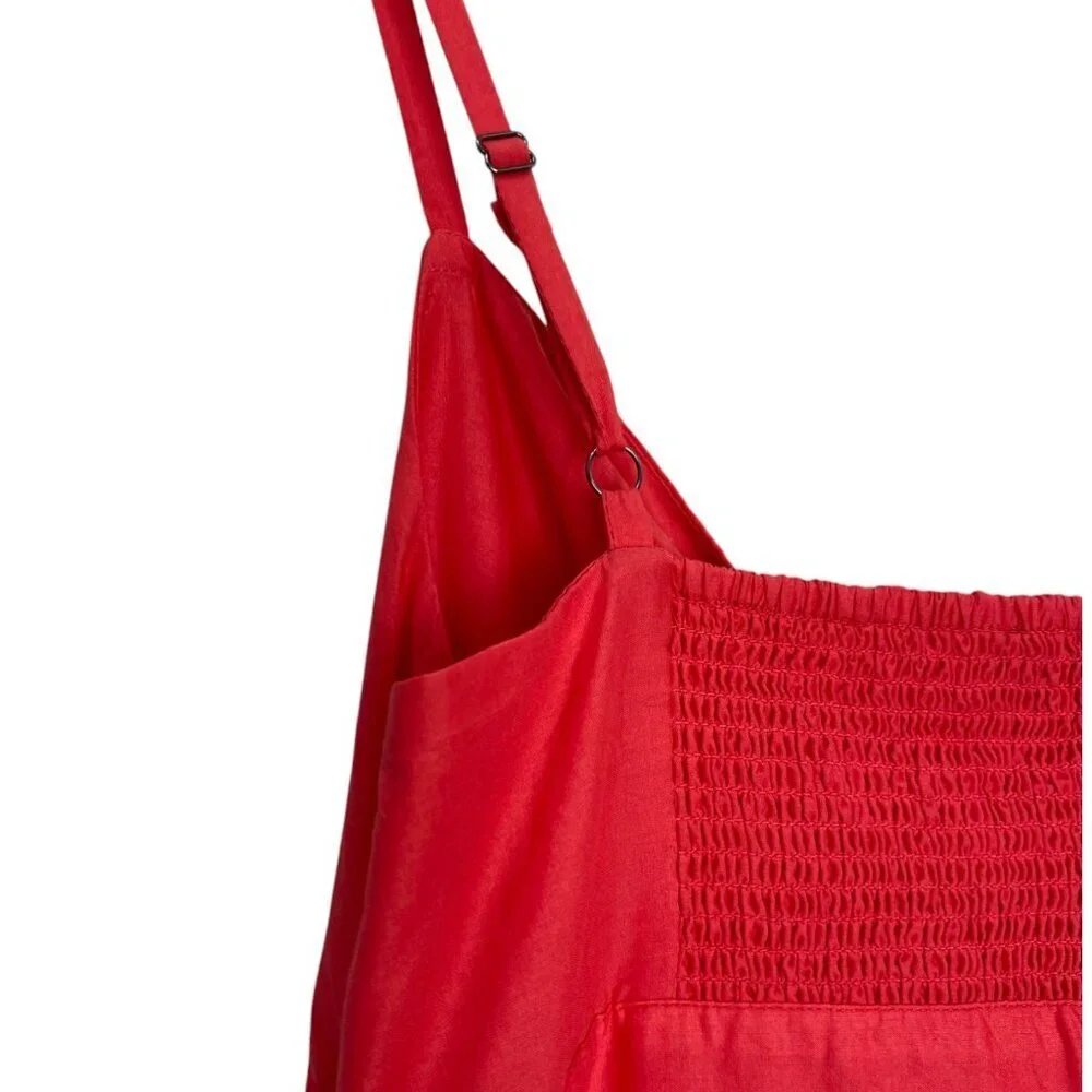 J.Crew Colorblock tie-front cutout midi dress